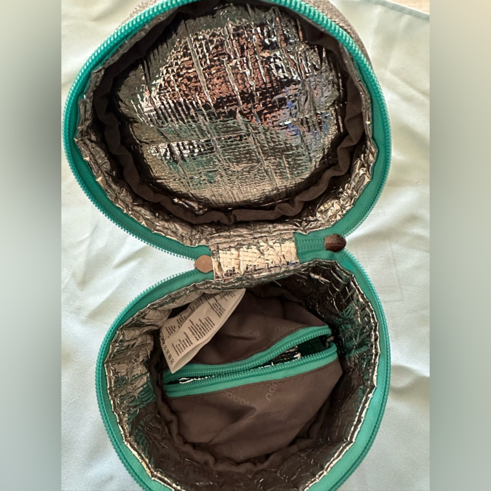 3/$15 nanobebe compact insulated bottle cooler travel bag